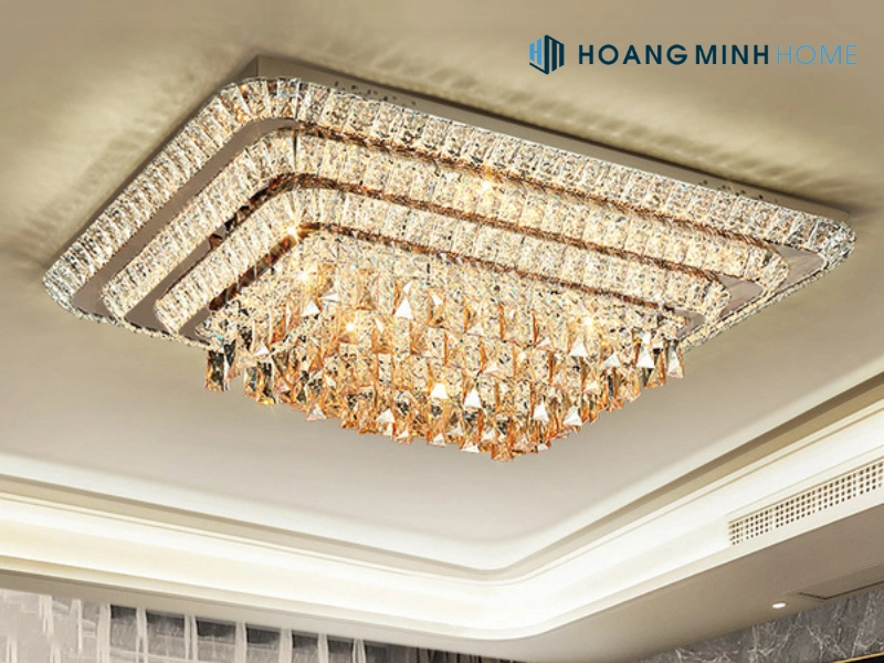 Đèn pha lê hình chữ nhật OTPL40400CN