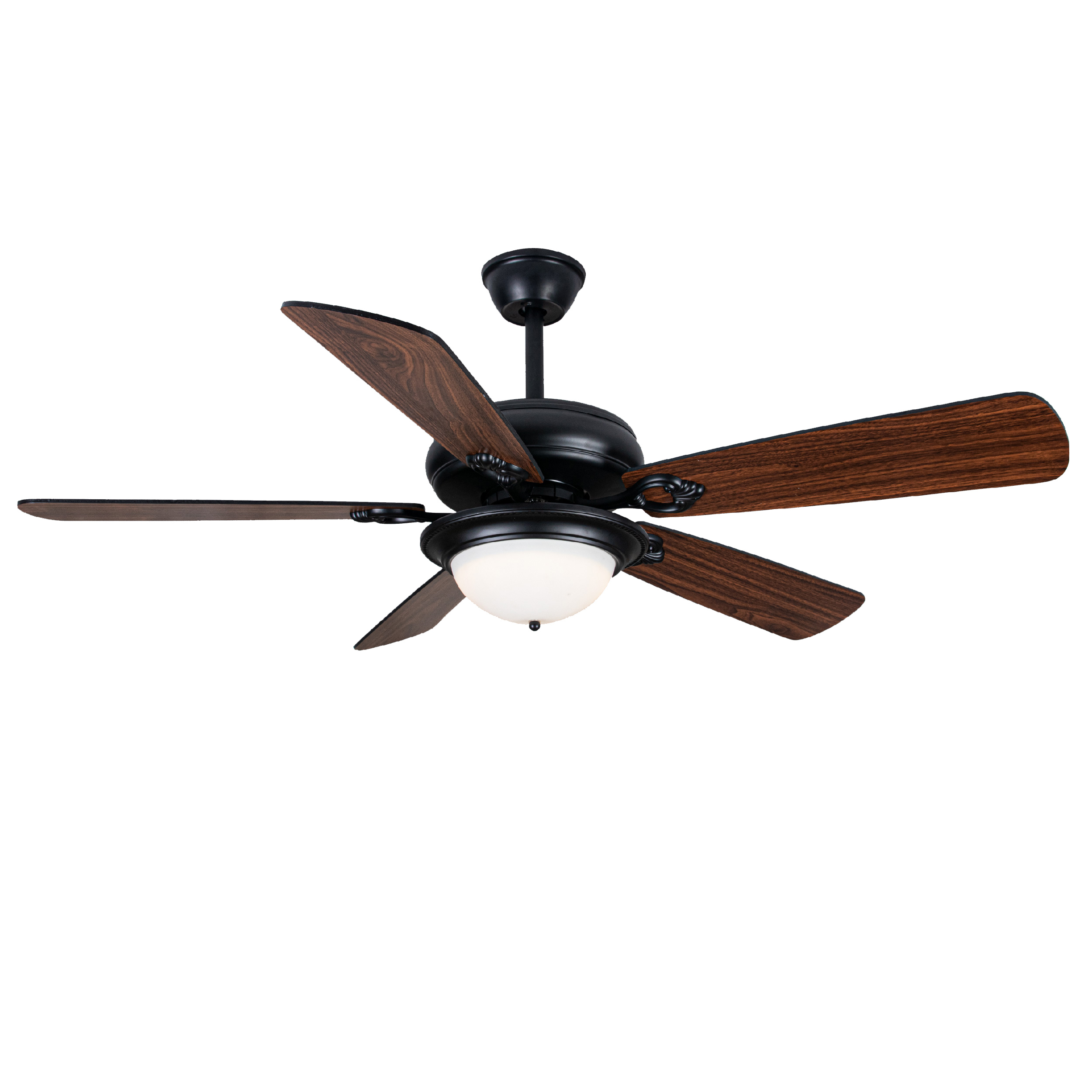 Quạt trần đèn mâm 5 cánh gỗ lắp phòng ăn VIFA-73VF236