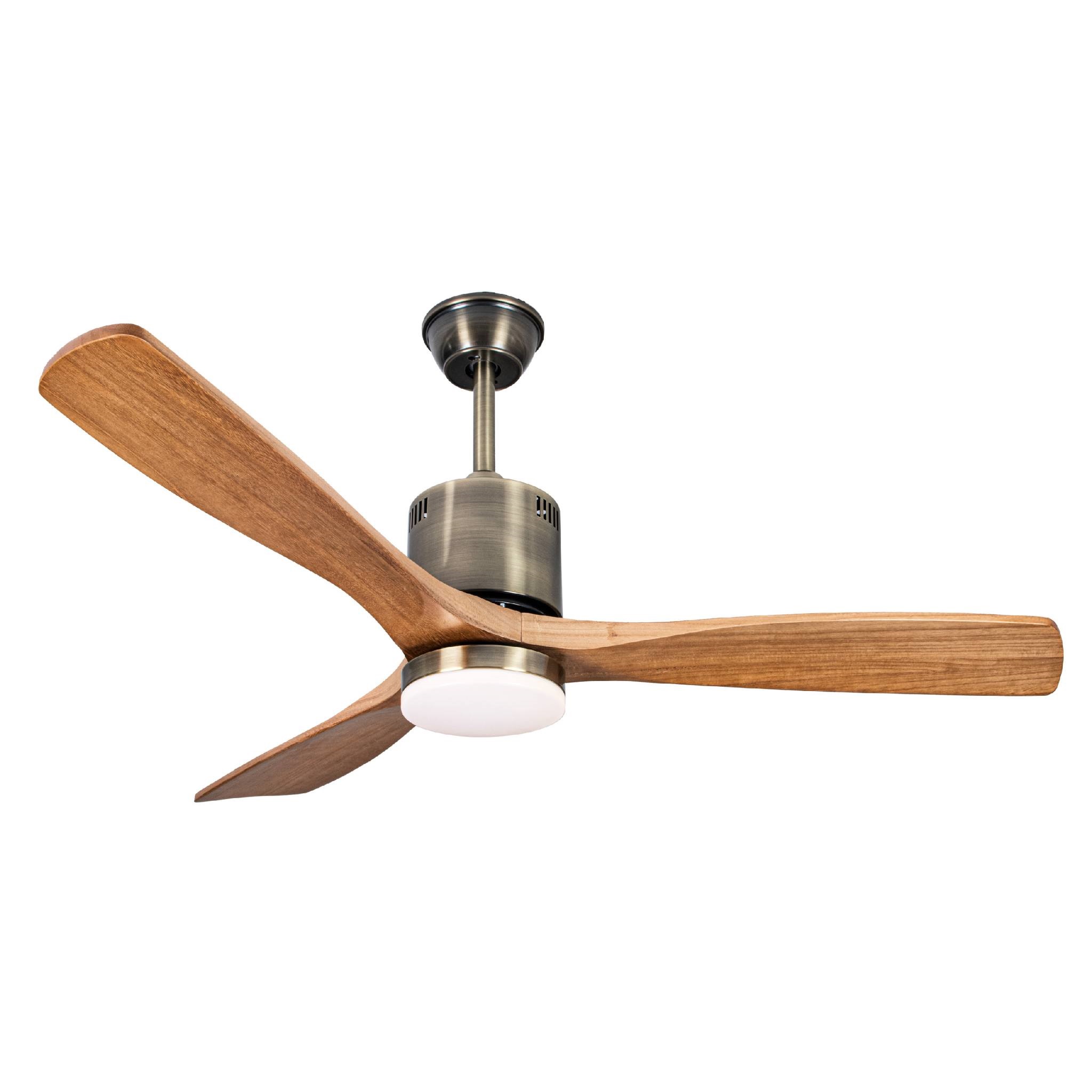 Quạt Trần Hiện Đại 3 Cánh Gỗ Có Đèn VIFA 01