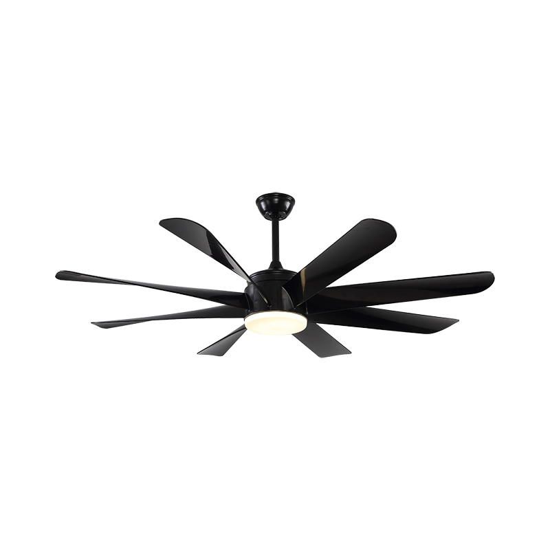 Quạt trần 355 có đèn 8 cánh nhựa ABS QT35