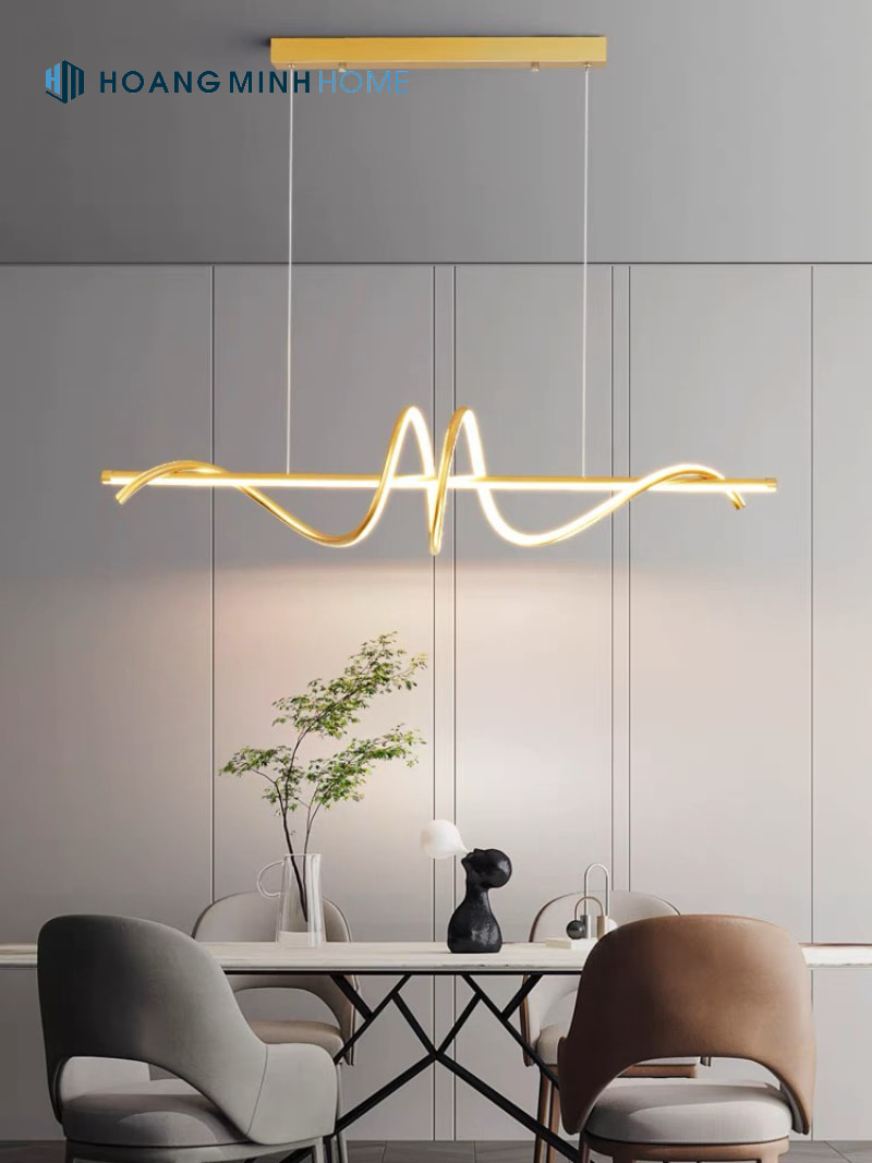 đèn thả nhịp đập trái tim phong cách minimalism