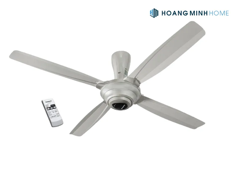 Quạt trần Panasonic 4 cánh màu bạc F-56MPG-S Quạt trần Panasonic 4 cánh màu bạc F-56MPG-S