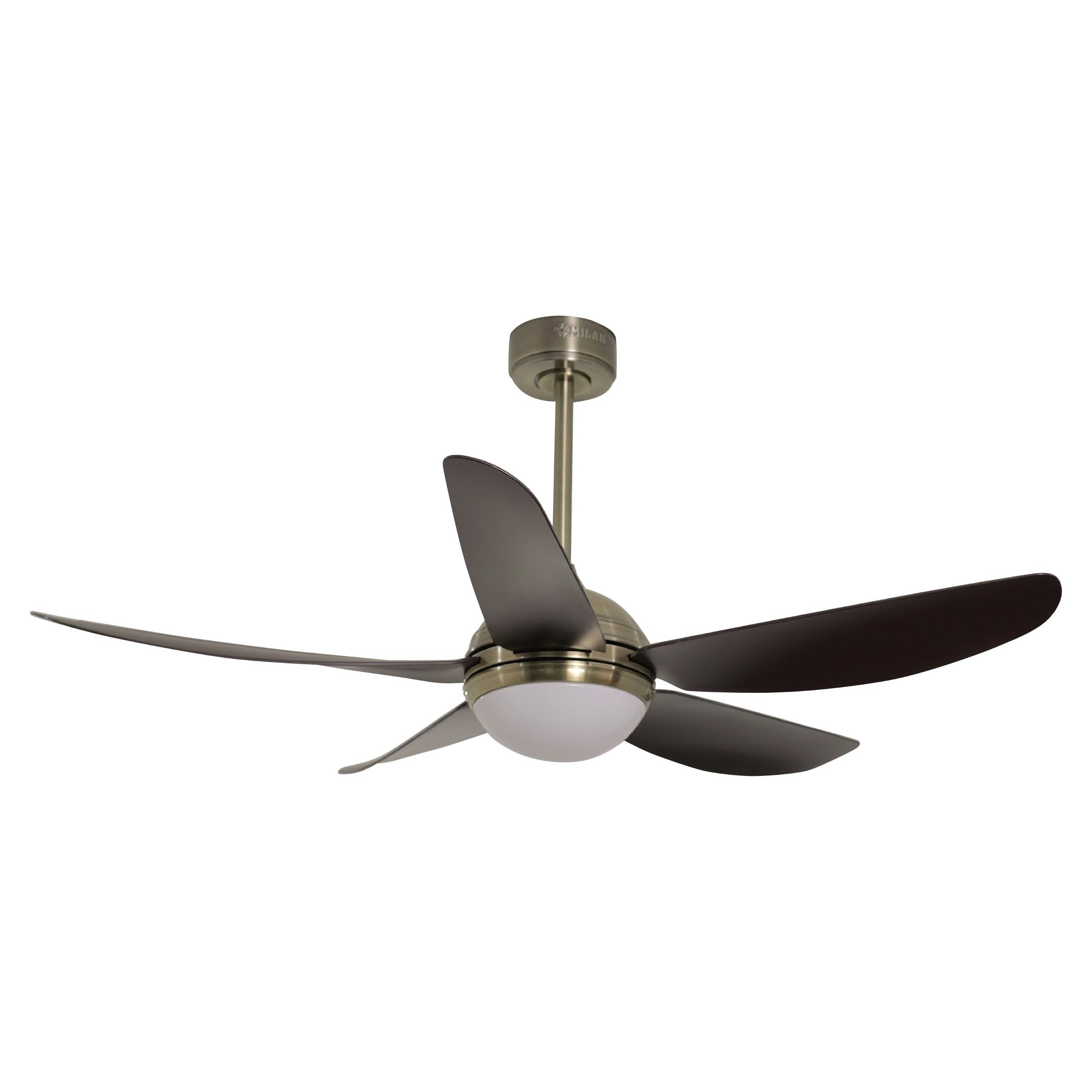 Quạt trần đèn thân tròn 5 cánh Milan FY509