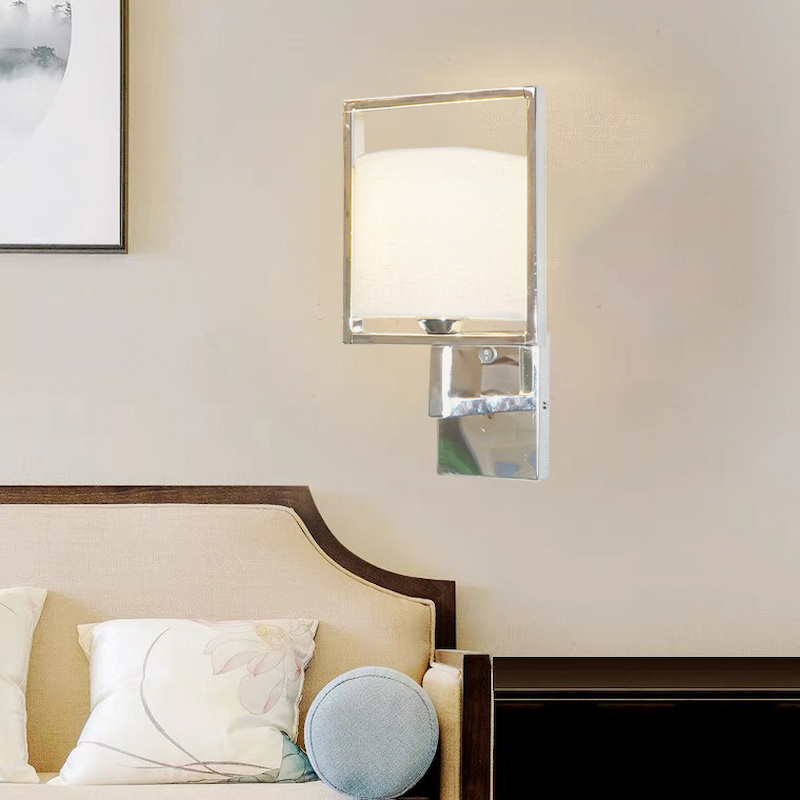 đèn tường chao vải tân cổ điển