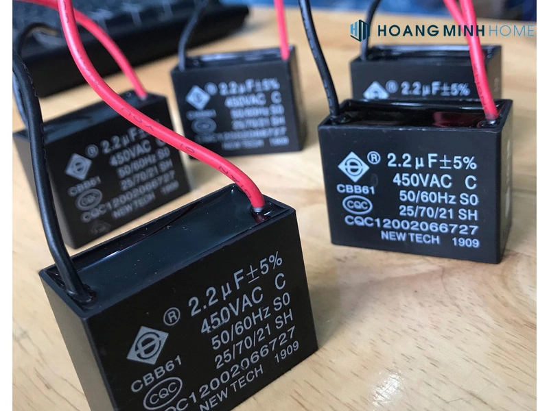 Phân loại tụ quạt trần