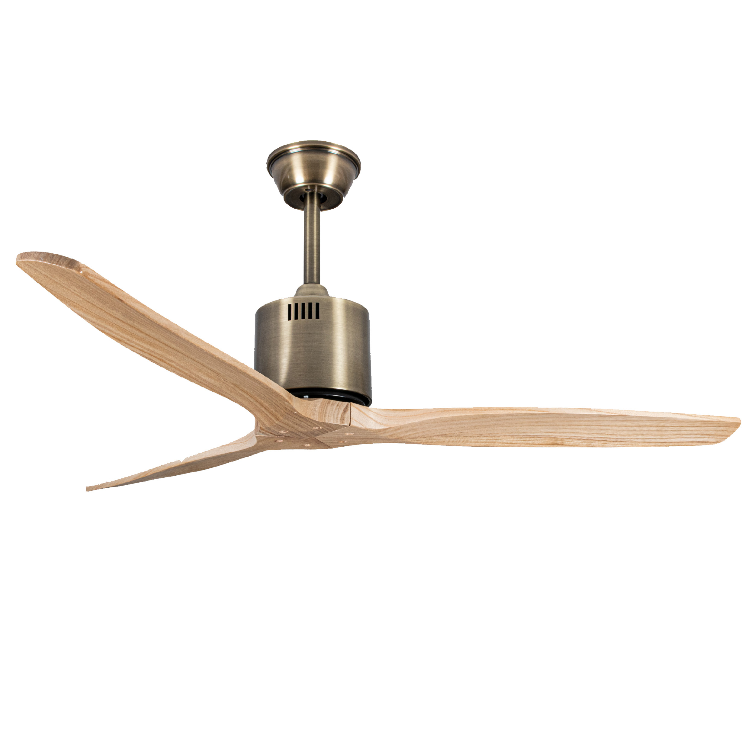 Quạt trần 3 cánh ngắn gỗ màu sáng lắp chung cư VIFA-01VF18