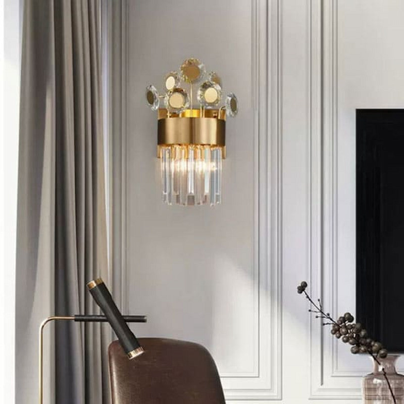 Đèn tường pha lê cho phòng làm việc