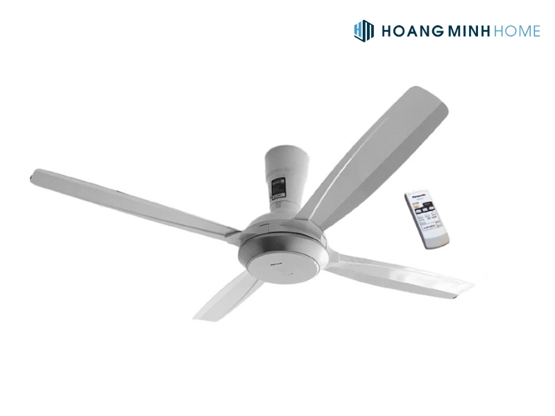 Quạt trần Panasonic 4 cánh màu trắng F-56XPG-W