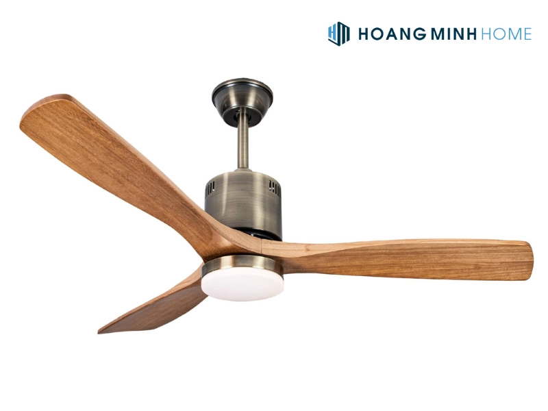 quạt trần màu gỗ