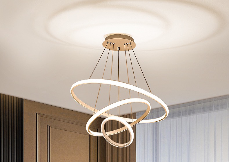 Đèn thả 3 vòng tròn THD7087