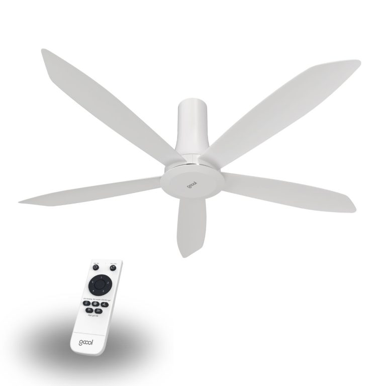 Quạt trần 5 cánh màu trắng GCOOL Copter 05 PLUS R cũ