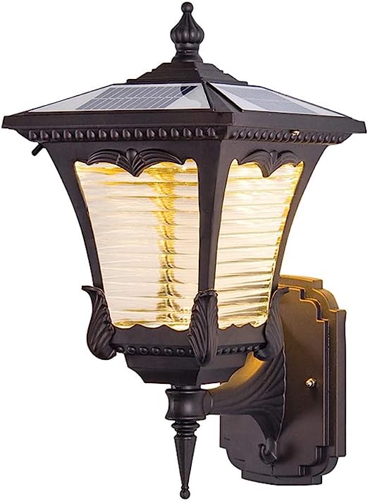 Đèn tường năng lượng mặt trời họa tiết cổ điển TD-80