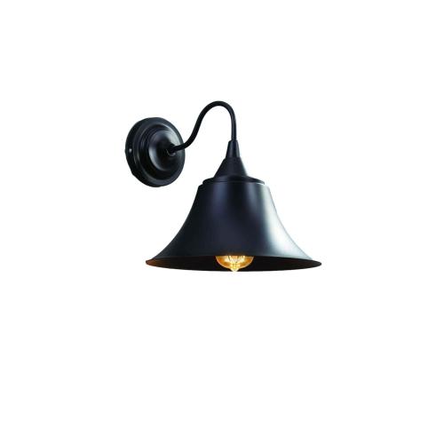 Đèn tường chao nón màu đen GTCN-153