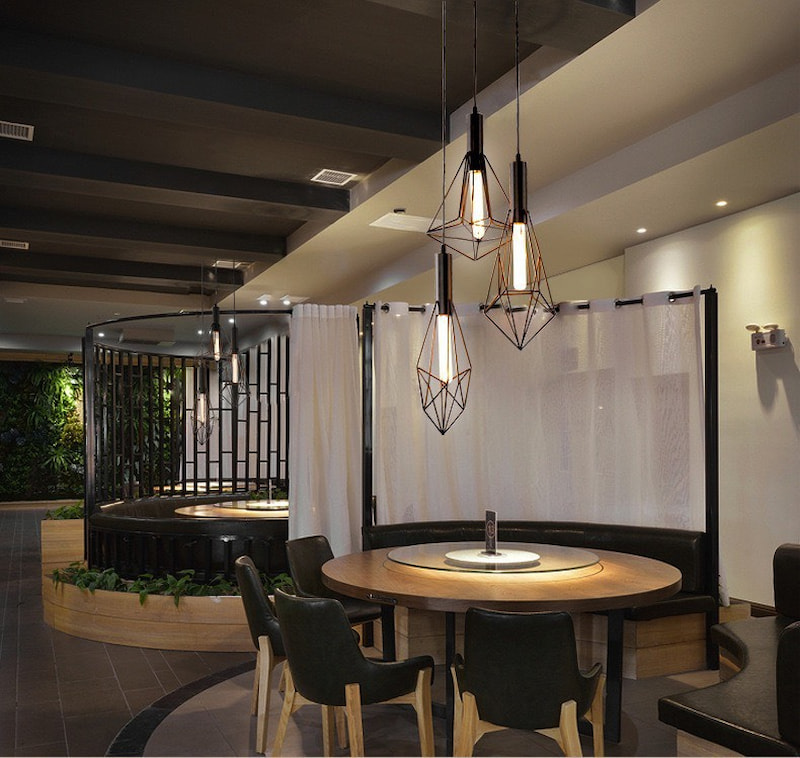 lưu ý khi chọn đèn thả trần decor