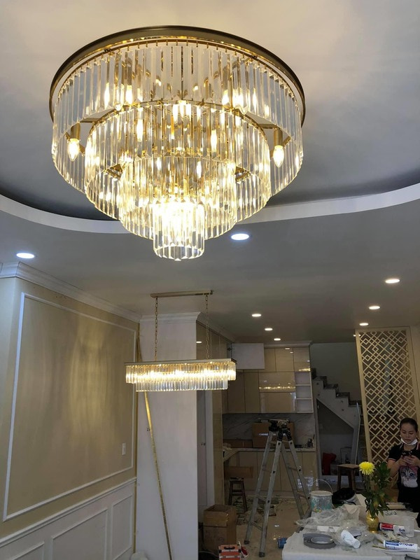 Ưu điểm nổi bật của đèn thả thông tầng đẹp