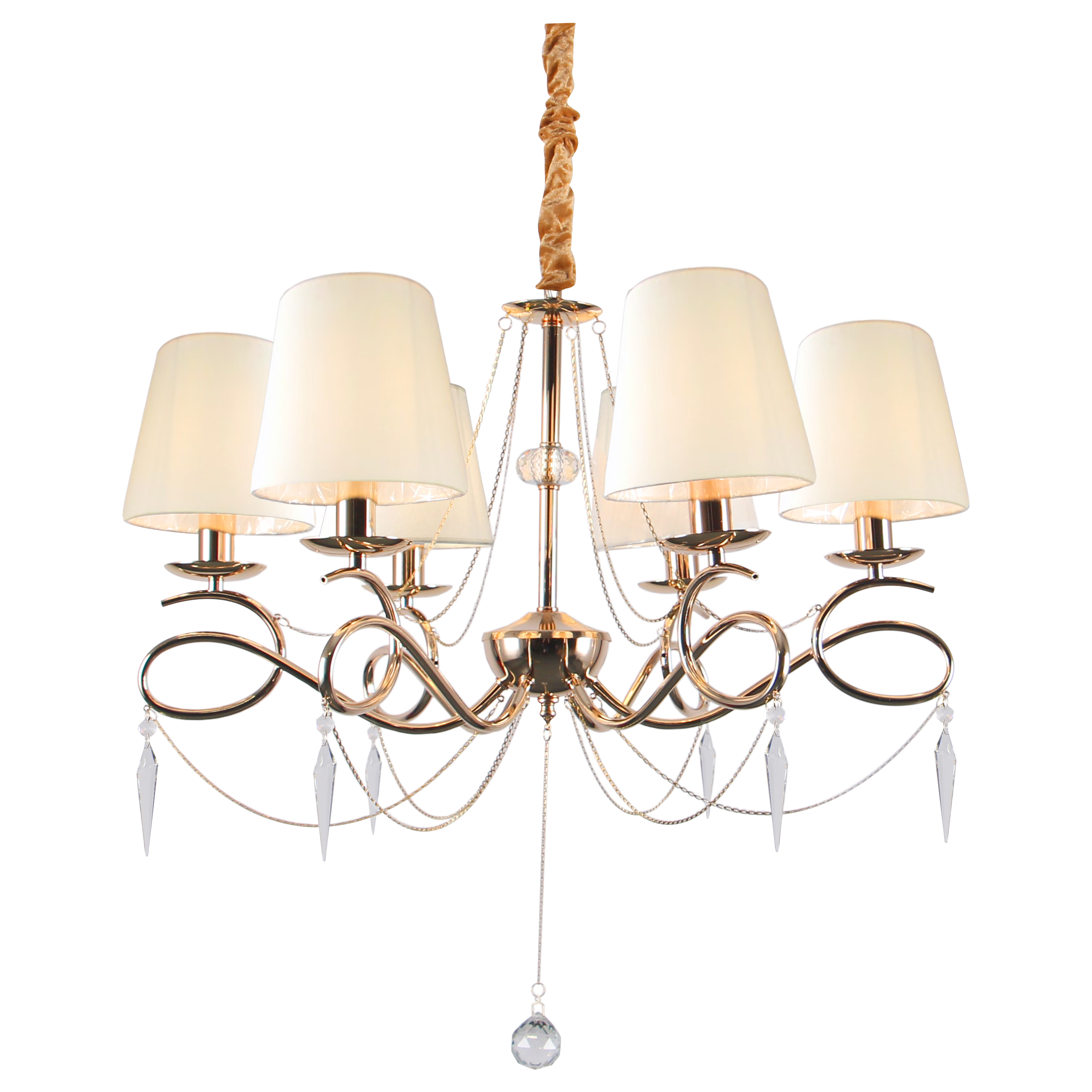 Đèn chùm nghệ thuật trang trí phòng khách DC268T6