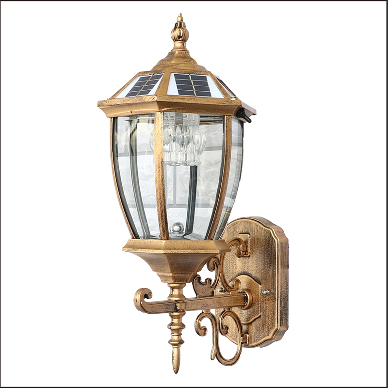 Đèn tường năng lượng mặt trời phong cách hoàng gia TD-45