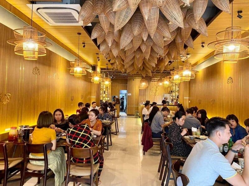 Giá đèn thả mây tre đan vô cùng đa dạng