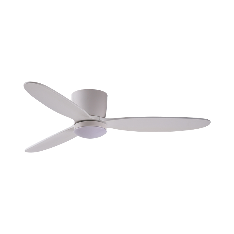 Quạt trần 355 liền thân có đèn 3 cánh màu trắng QT31B