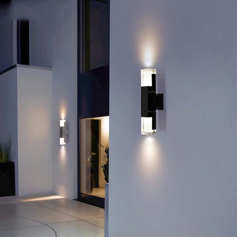 Đèn tường trang trí thủy tinh đơn giản