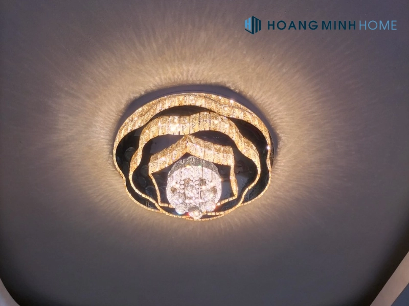 Đèn ốp trần pha lê bông hoa OTPL01