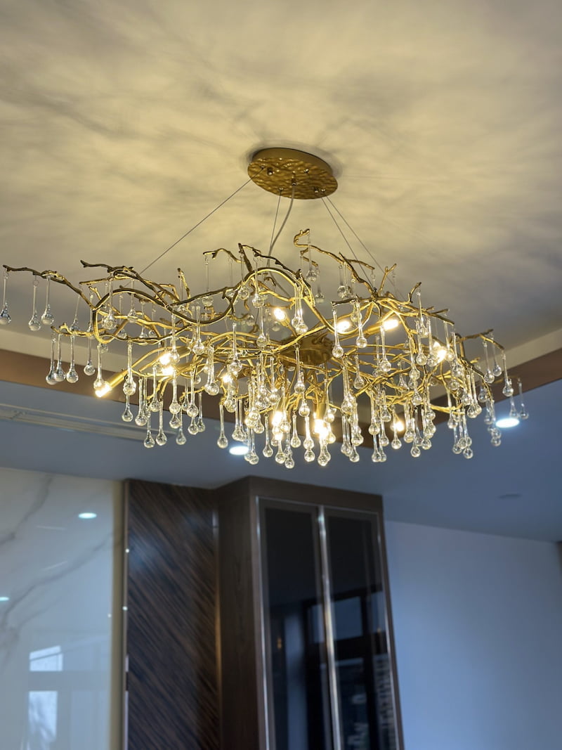 Những lưu ý khi chọn đèn thả đồng