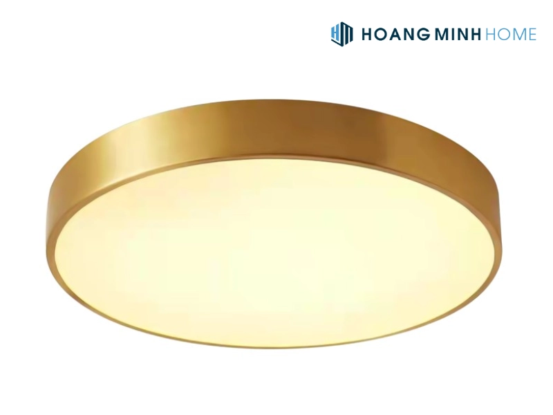 Đèn ốp trần xi vàng đồng cao cấp OD02