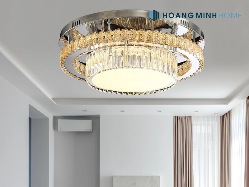 Đèn trần hình tròn có nhiều điểm đặc biệt về thiết kế