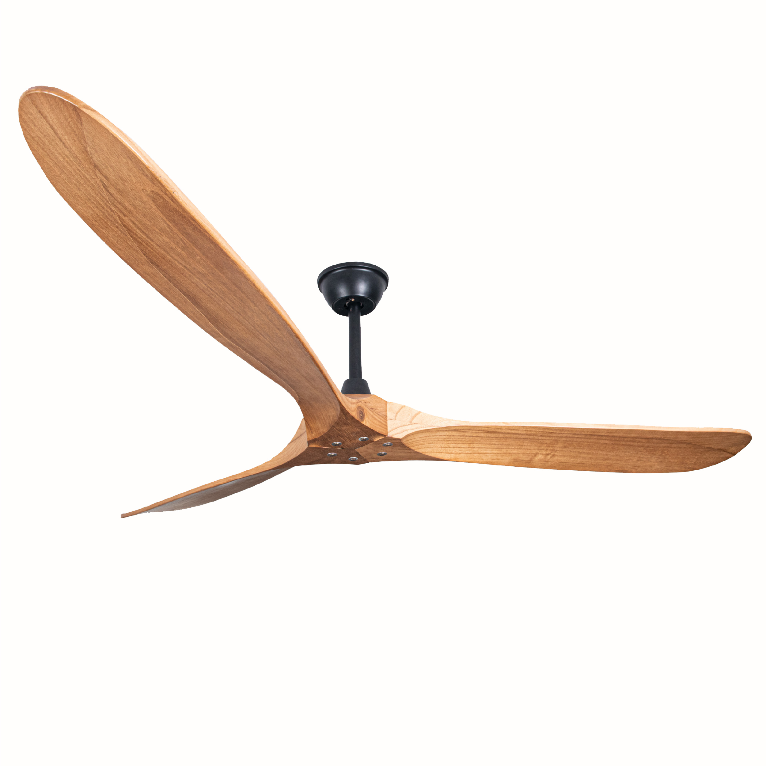 Quạt trần 3 cánh gỗ sải lớn lắp sảnh nhà hàng khách sạn VIFA 607