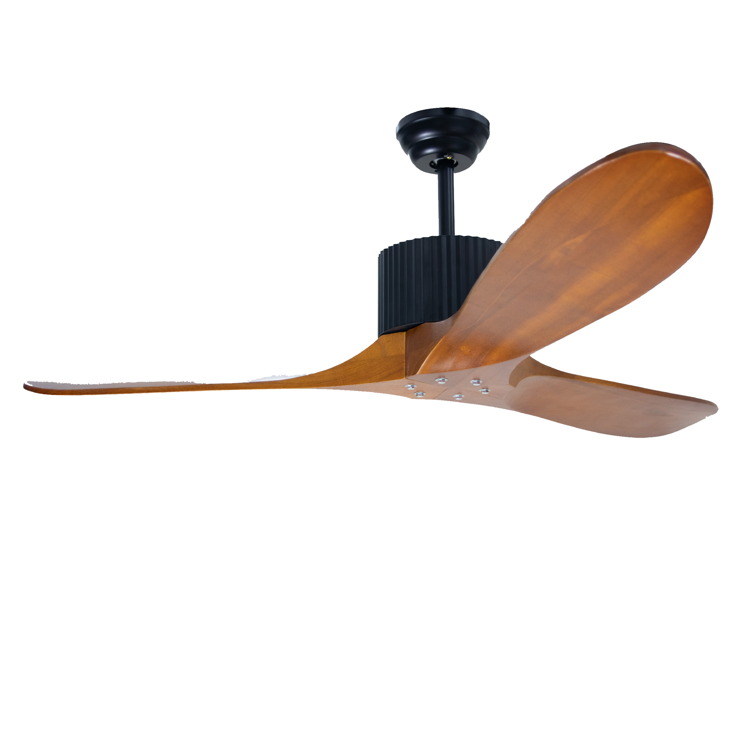 Quạt trần 3 cánh gỗ thân răng cưa lắp phòng khách VIFA 98