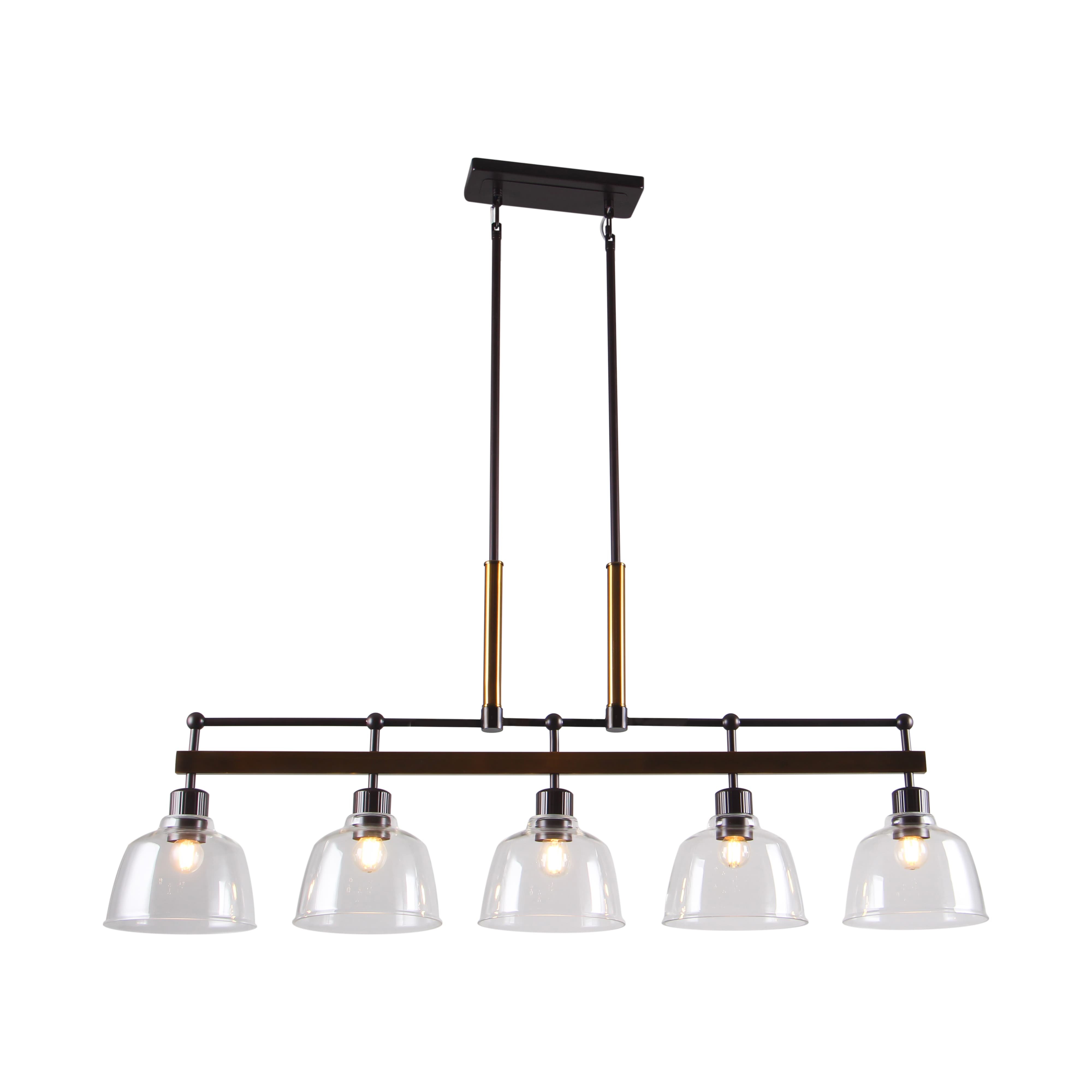 Đèn thả 5 chao thủy tinh TTK61N5