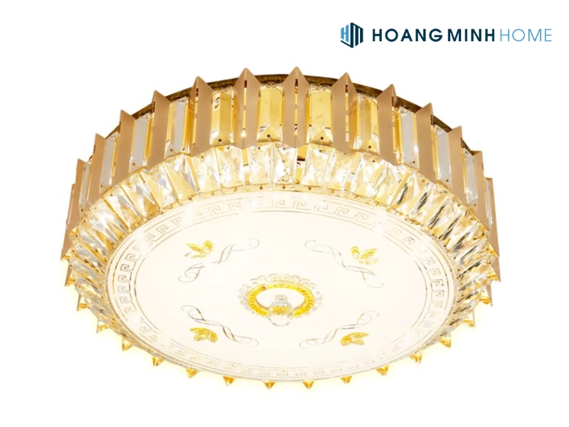 Đèn ốp trần cổ điển đính pha lê OPLH131