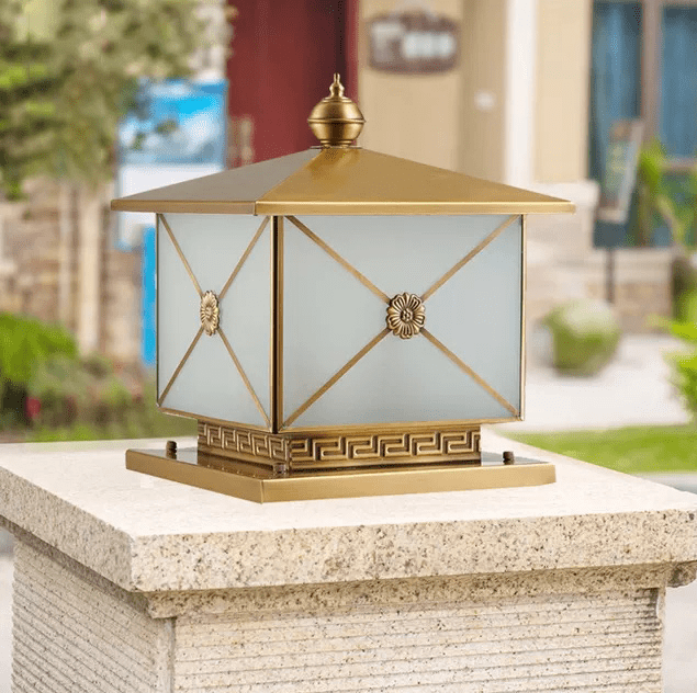 Đèn trụ cổng đồng ngoài trời TD-05-20