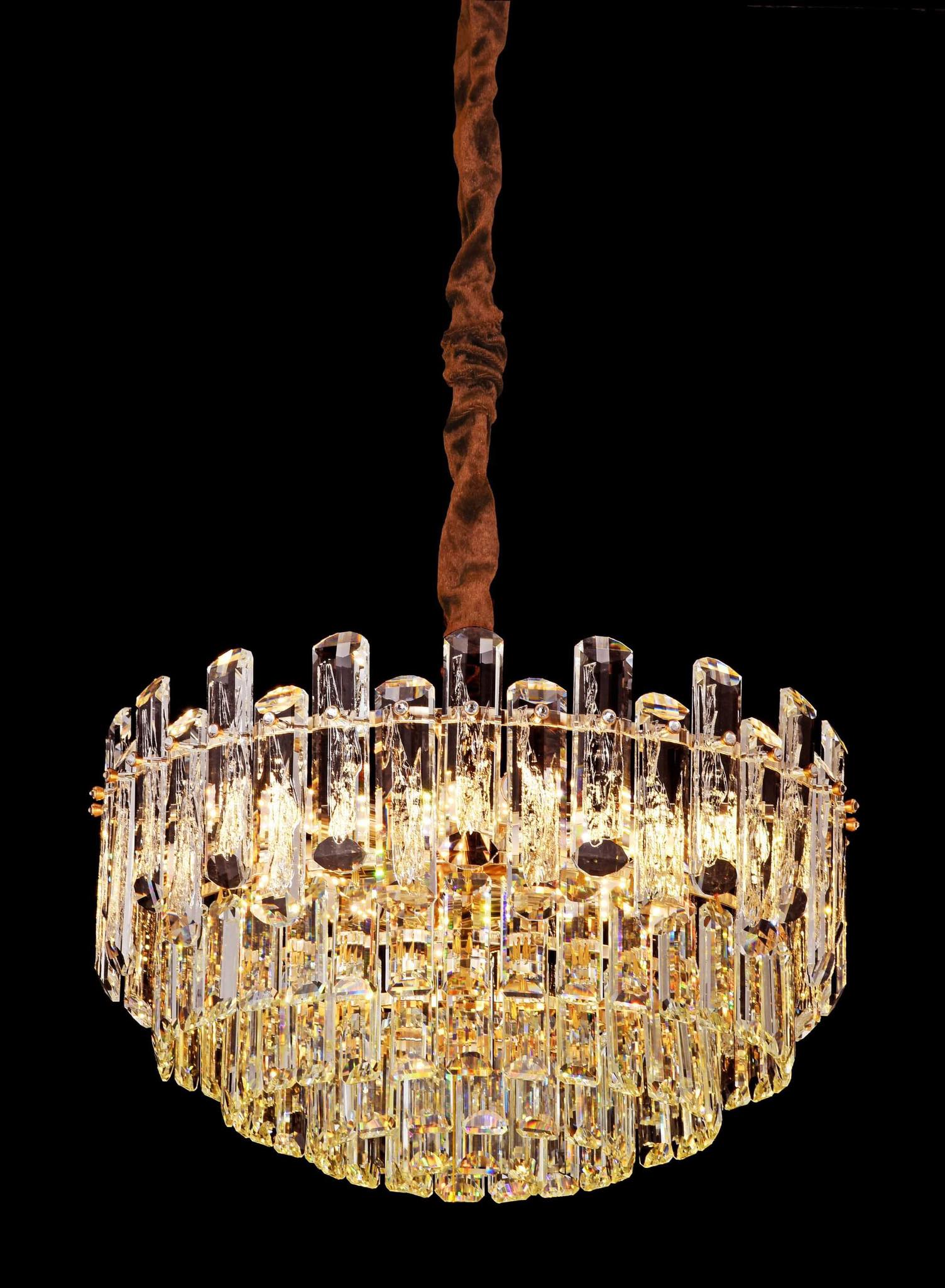 Đèn thả pha lê tròn phong cách Bắc Âu TPL017T