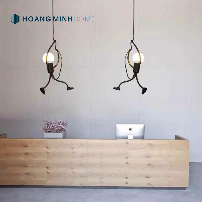 đèn thả kim loại cafe nghệ thuật TCF75T3 