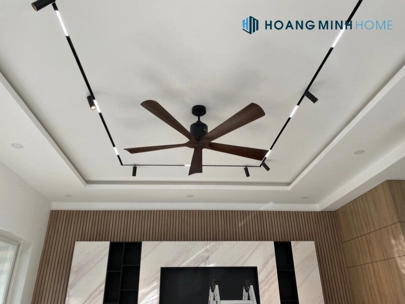 quạt trần cánh gỗ