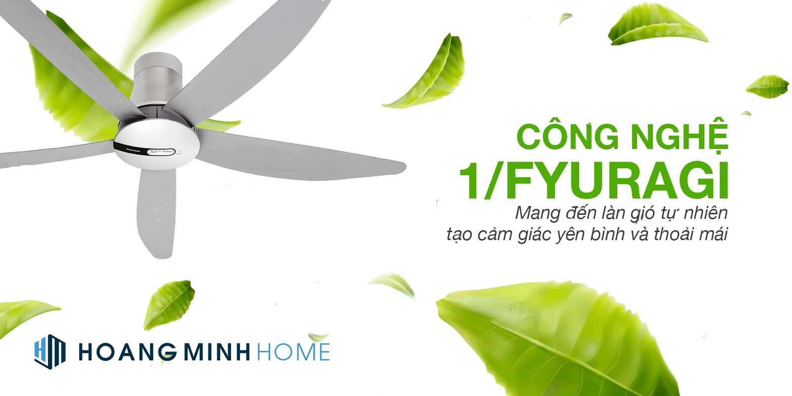 công nghệ 1/f Yuragi giúp tạo ra một làn gió mềm mại