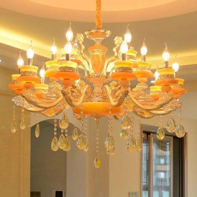 Đèn thả pha lê tròn sinh động