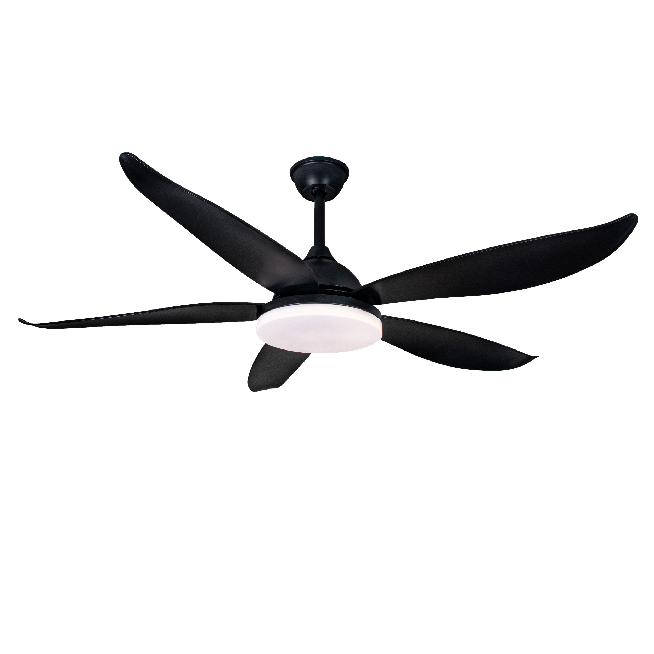 Quạt trần 5 cánh xòe màu đen/trắng độc đáo VIFA 56