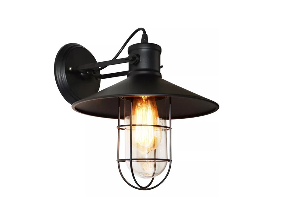 Đèn tường màu đen kiểu công nghiệp VT05