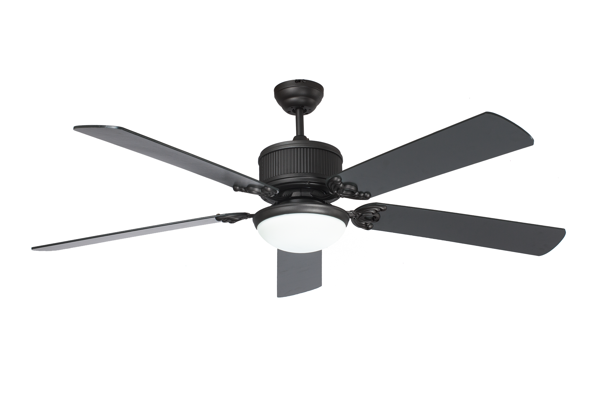 Quạt trần đèn 5 cánh màu đen KAIYO OKA 181 MBK