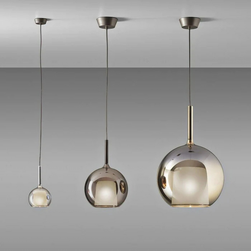 Đèn thả đơn chao thủy tinh độc đáo