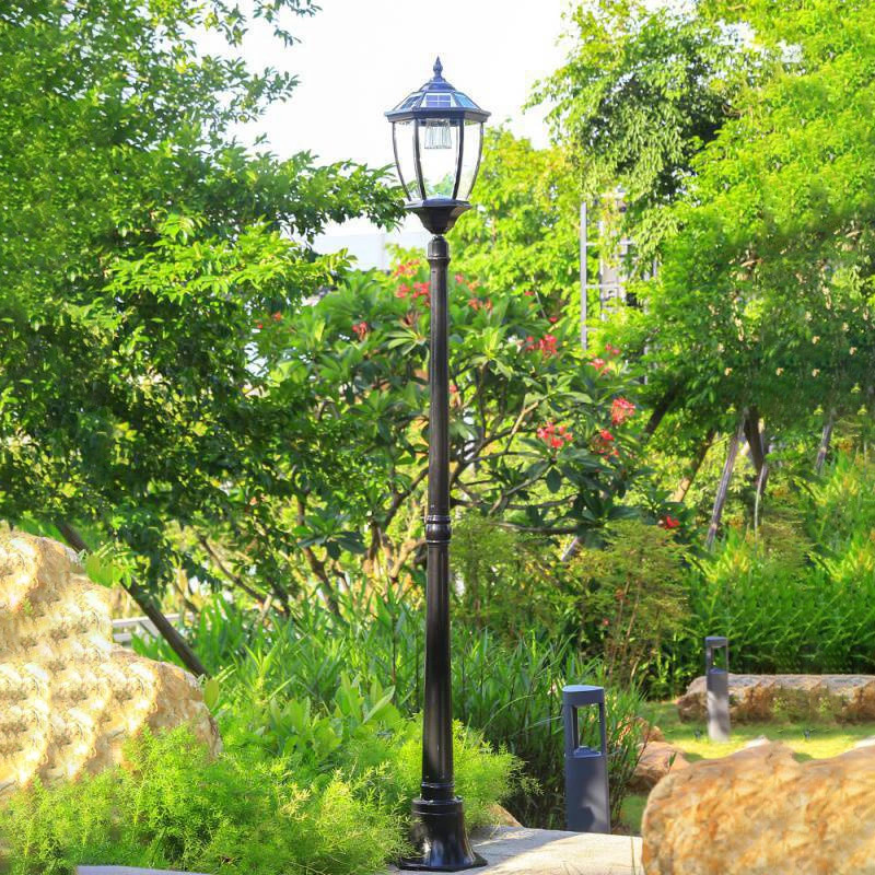 Đèn trụ cao sân vườn năng lượng mặt trời TD-64