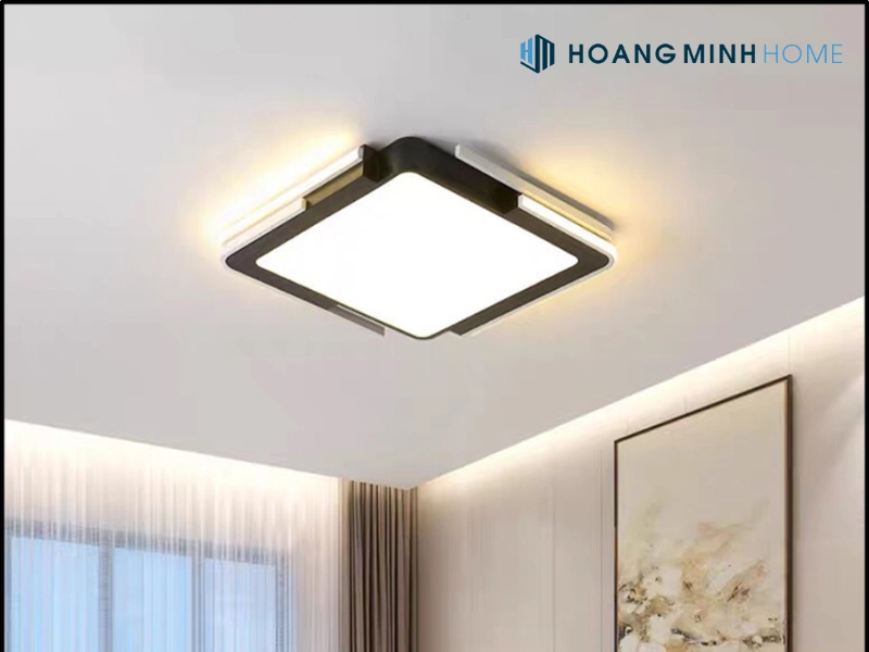 Đèn mâm ốp trần hiện đại hình vuông OT-75V