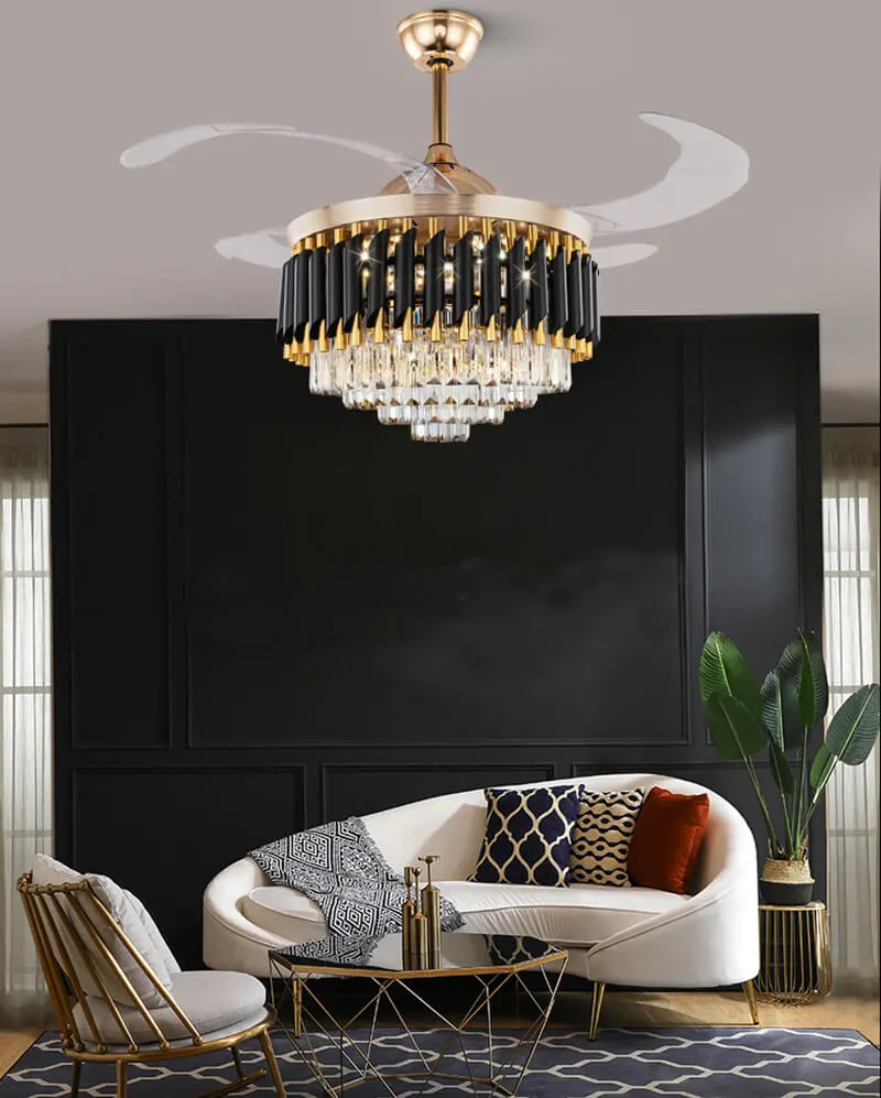 quạt trần cụp xòe