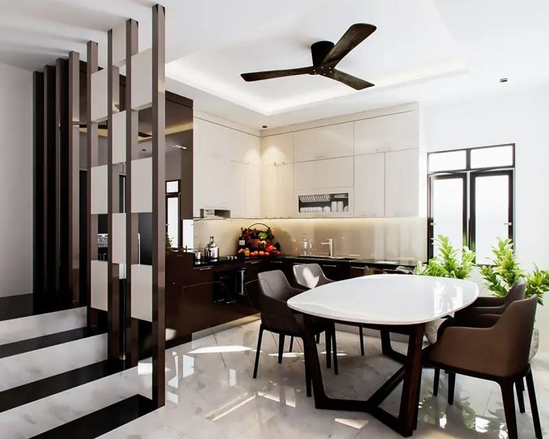 quạt trần phòng ăn