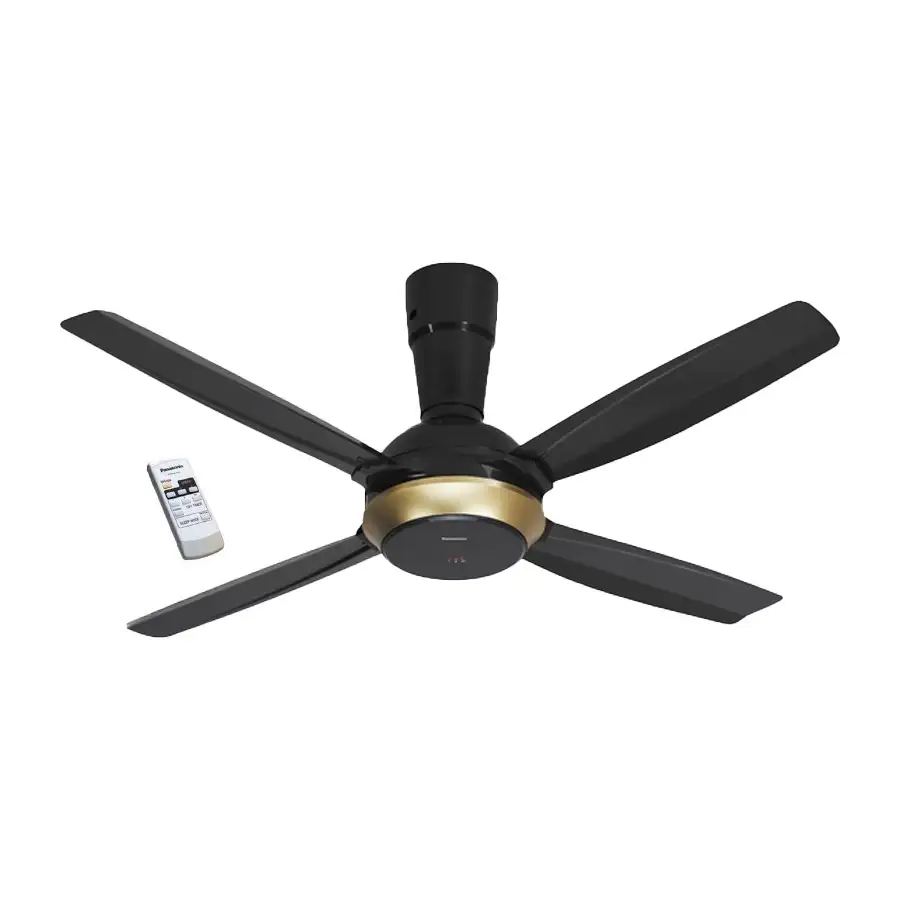 Quạt trần Panasonic 4 cánh màu đen F-56XPG