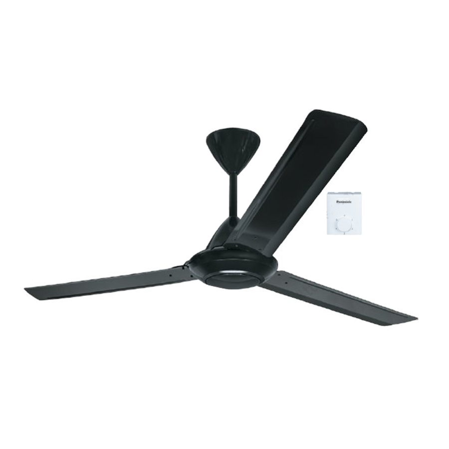 Quạt trần Panasonic 3 cánh màu đen F-60MZ2-K