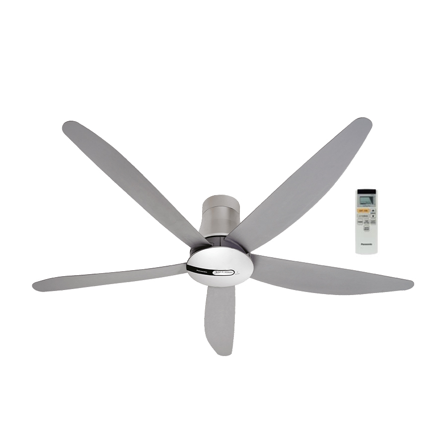 Quạt trần Panasonic 5 cánh màu bạc F-60TAN