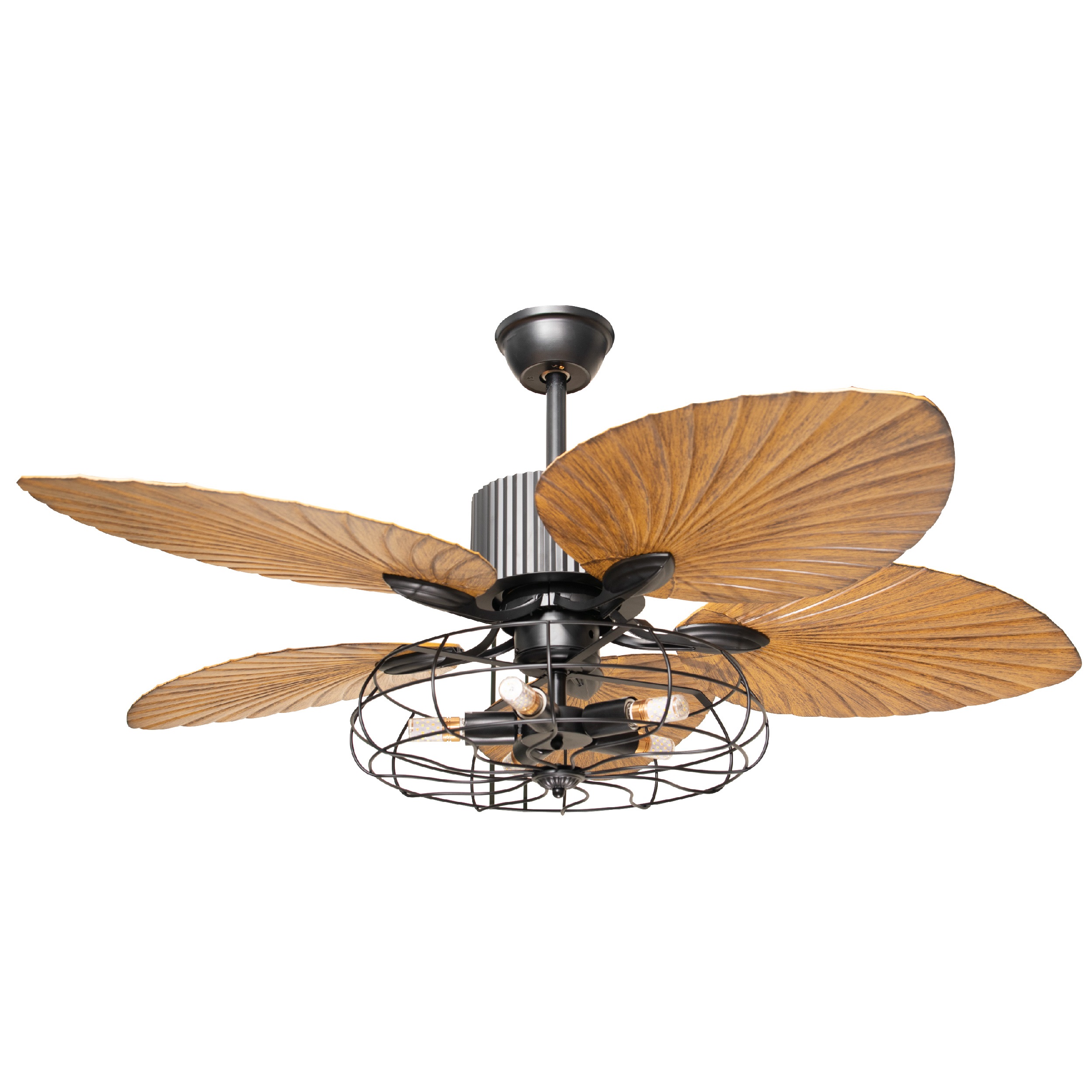 Quạt trần đèn 5 cánh lá cọ VIFA 51